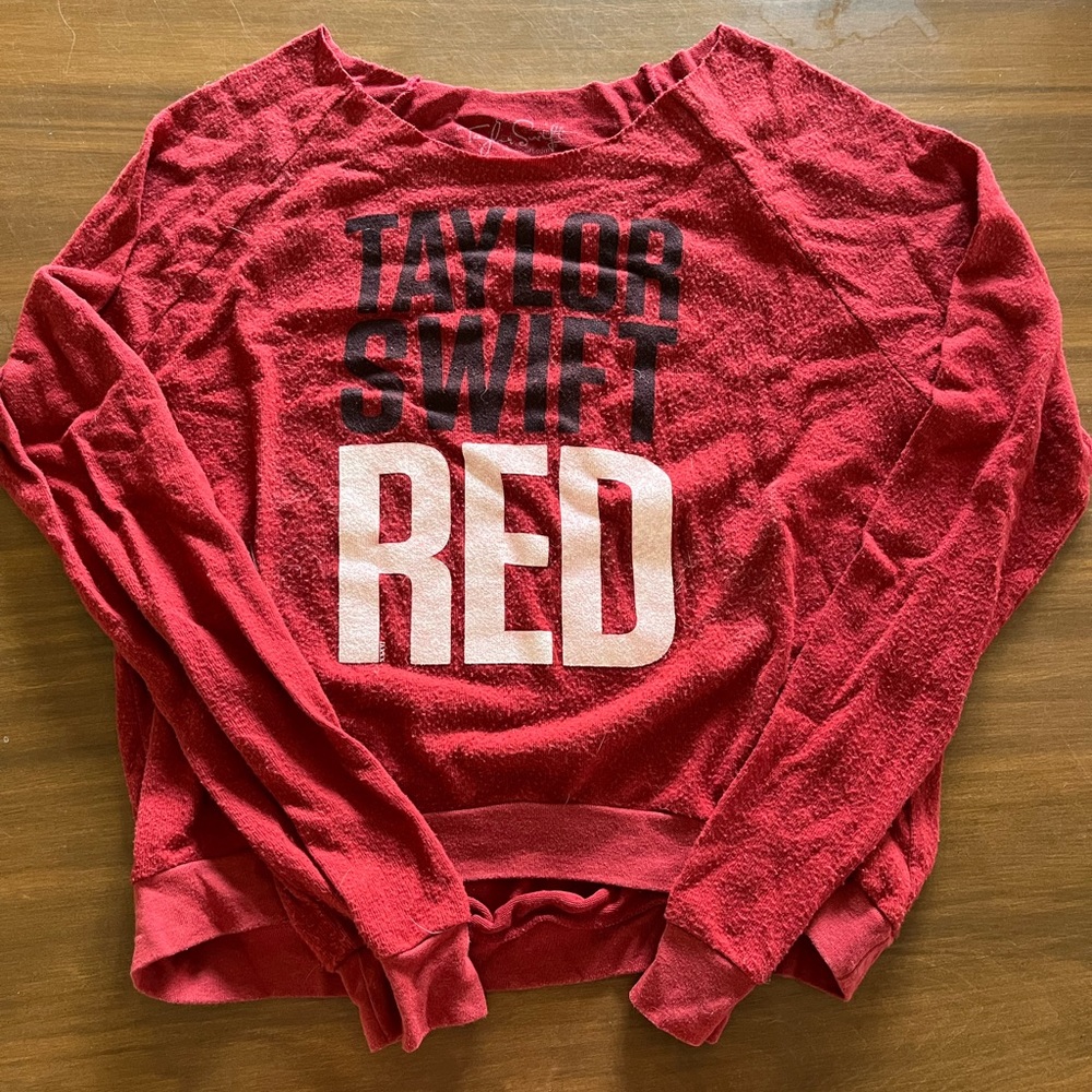 Taylor Swift Red RED Album Longsleeve